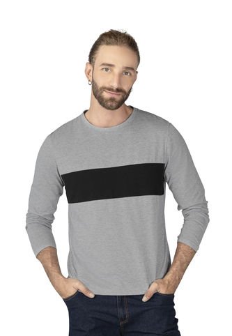 Camibuzo Hombre Gris Jaspe Rutta 6330 Rutta