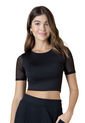 Crop Top Mujer Negro 34511 de Rutta