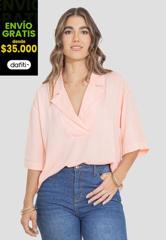 Blusa Mujer Palo De Rosa Rutta 106888 Rutta