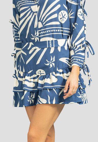 Falda Corta Mujer Estampado Rutta 107965 Rutta