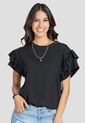 Blusa Mujer Negro Rutta 103591 de Rutta