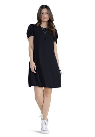Vestido Corto Mujer Negro Rutta 3772 Rutta