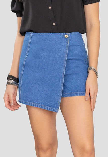 Falda Short Mujer Azul Rutta 105417