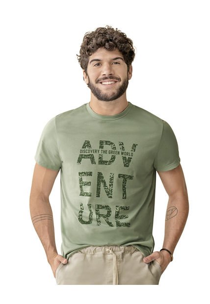 Camiseta Para Hombre Hombre Verde Oliva Rutta 93612