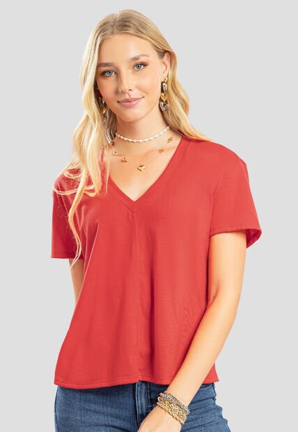 Camiseta Mujer Rojo Rutta 107387