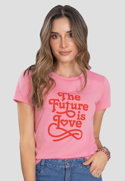 Camiseta Mujer Rosa Rutta 105248