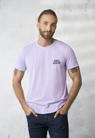 Camiseta Hombre Lila Rutta 1855 Rutta