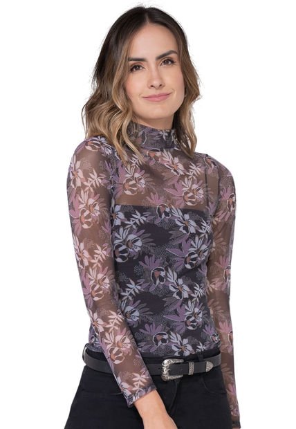 Camiseta Manga Larga Negro Rutta 34487