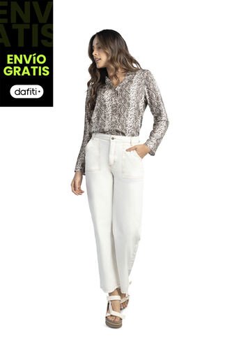 Pantalón Mujer Marfil Rutta 2774 Rutta