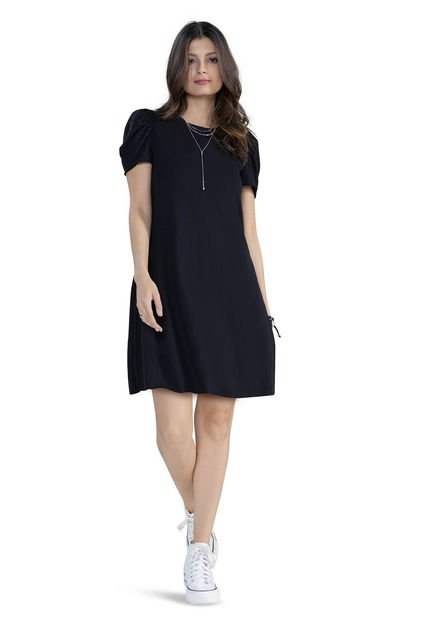 Vestido Corto Mujer Negro Rutta 3772