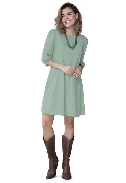 Vestido Corto Verde Oliva Rutta 86023