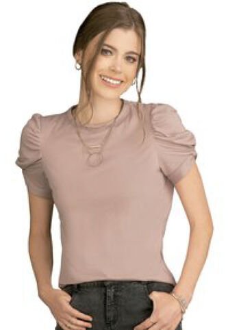Camiseta Para Mujer Rutta -Rosado Malva Rutta