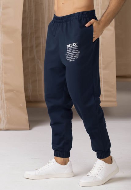 Jogger Hombre Azul Navy Rutta 6306