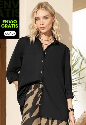 Camisa Mujer Negro Rutta 31537 Rutta