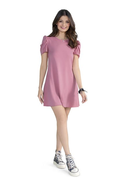 Vestido Corto Mujer Palo De Rosa Rutta 3772