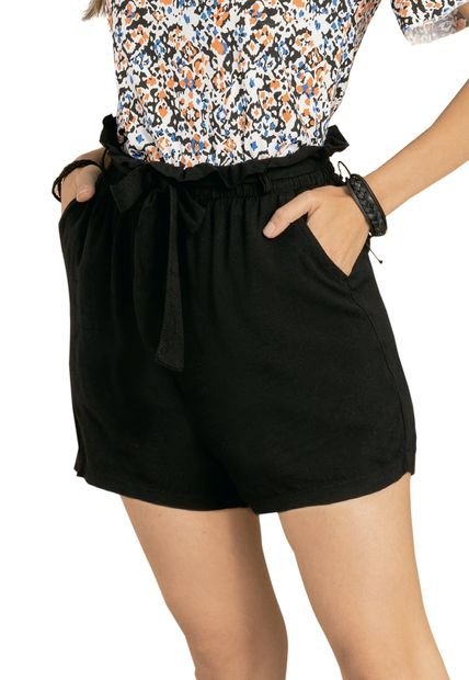 Short Para Mujer Negro Rutta