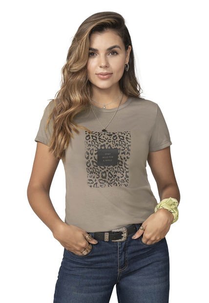 Camiseta Mujer Taupe Rutta 32887