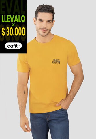 Camiseta Hombre Naranja Rutta 1855 Rutta