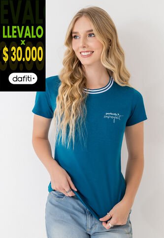 Camiseta Mujer Azul Rutta 103609 Rutta