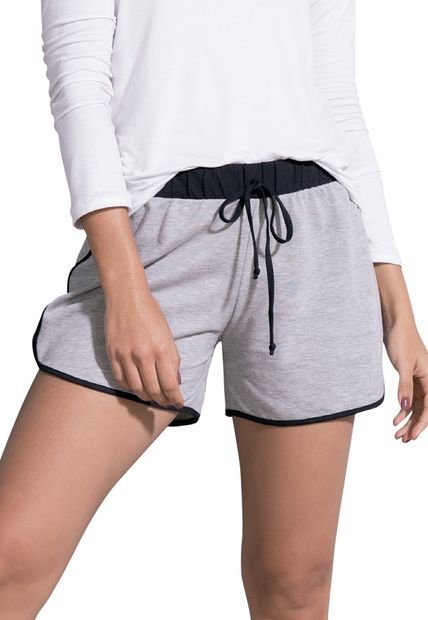 Short Para Mujer Gris Jaspe Rutta