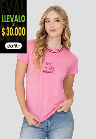 Camiseta Mujer Rosa Rutta 103607 Rutta