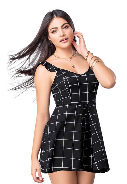 Enterizo Corto Mujer Estampado Rutta 74915