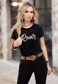 Camiseta Mujer Negro Rutta 9892 de Rutta
