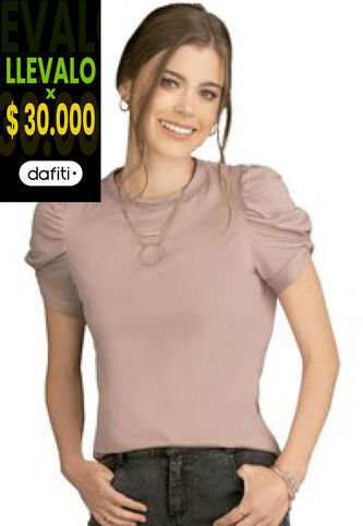 Camiseta Para Mujer Rutta -Rosado Malva Rutta