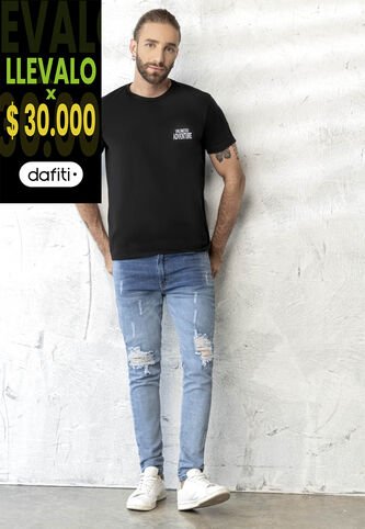 Camiseta Hombre Negro Rutta 1855 Rutta