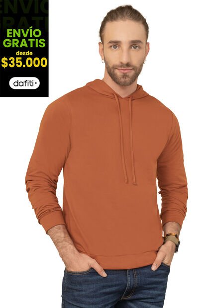 Hoodie Hombre Naranja Rutta 91766