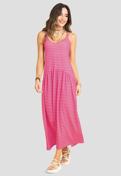 Vestido Largo Mujer Estampado Rutta 107955