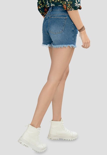 Short Mujer Azul Medio Rutta 4478