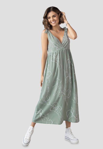 Vestido Largo Mujer Multicolor Rutta 2798