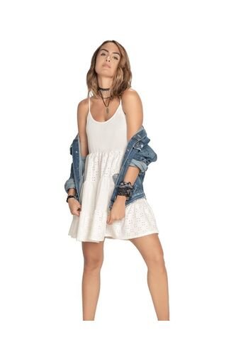 Vestido Corto Para Mujer Marfil Rutta Rutta