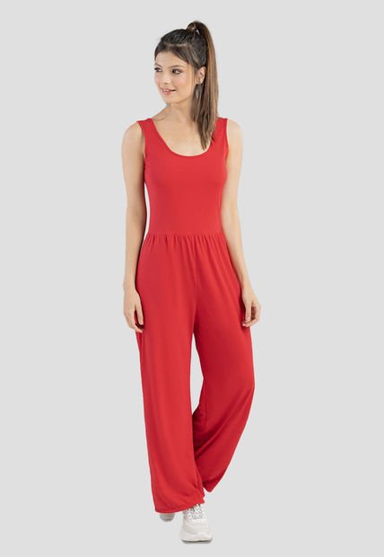Enterizo Largo Mujer Rojo Rutta 3330