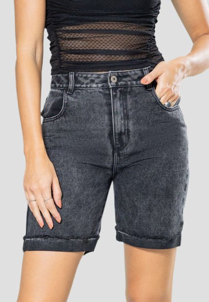 Bermuda Mujer Negro Rutta 106279