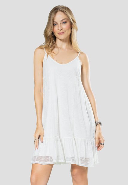 Vestido Corto Mujer Marfil Rutta 106112
