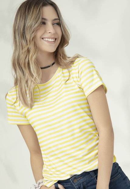 Camiseta Mujer Amarillo Rutta 32852