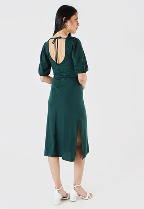 Vestido Verde Botella Rutta