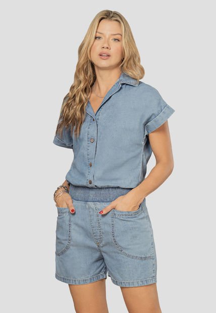 Overall Corto Mujer Azul Rutta 104727