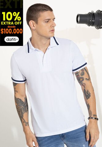 Polo Hombre Blanco 89617 Rutta