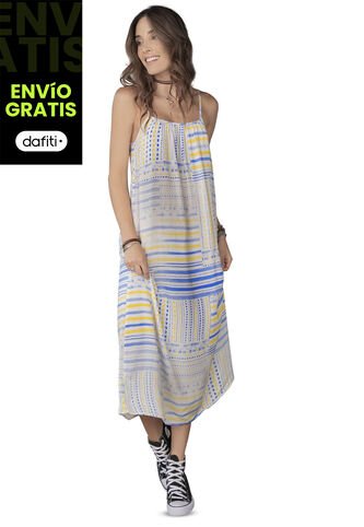 Vestido Largo Estampado Rutta 9756 Rutta