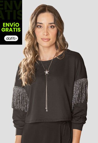 Buzo Mujer Negro Rutta 106259 Rutta