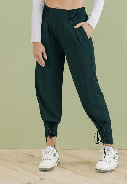 Pantalón Mujer Verde Botella Rutta 103046