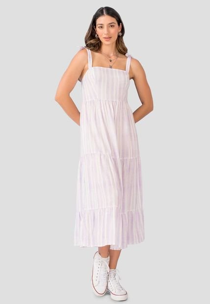 Vestido Largo Mujer Lila Rutta 101721