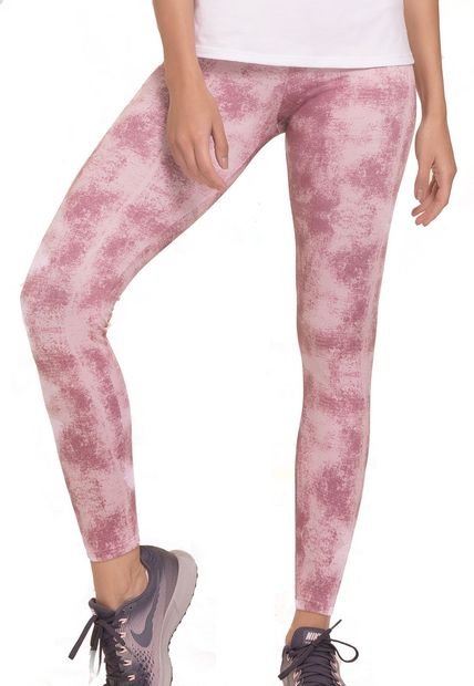 Legging Para Mujer Estampado Tie Dye Rosa Rutta