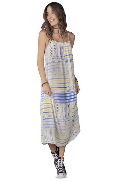 Vestido Largo Estampado Rutta 9756
