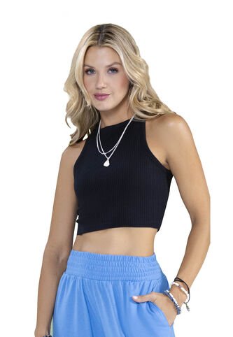 Crop Top Mujer Negro Rutta 92720 Rutta