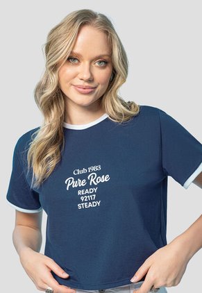 Camiseta Mujer Azul Profundo Rutta 107358