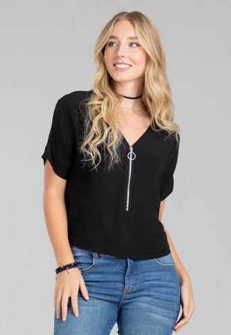 Blusa Mujer Negro Rutta 103590 Rutta